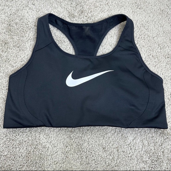 HP🎉🆕 Nike Womens Victory Shape Black/White High Support Sports Bra - Picture 9 of 16